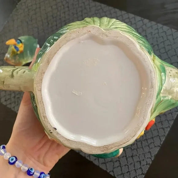 Junglewear by Genmert Teapot Bowl Monkey Toucan Jungle Safari Party Baby Shower - Picture 7 of 11